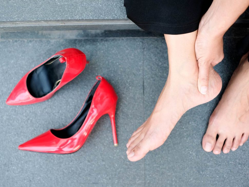 red heels 5 techniques to ease chronic heel pain