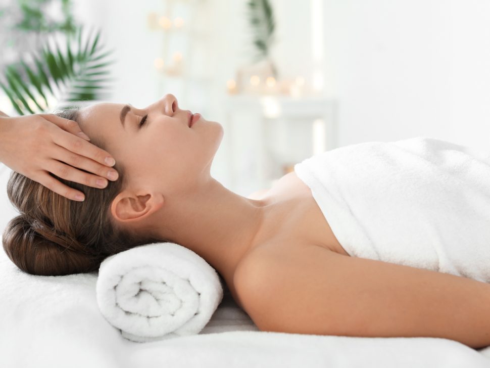 Woman getting head massage BodyViva